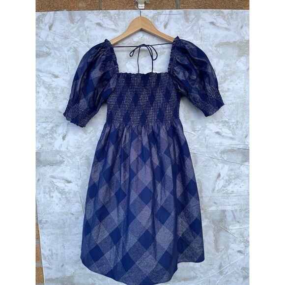 Hill House Home Athena Nap Dress Navy Glitter size small - Picture 5 of 7